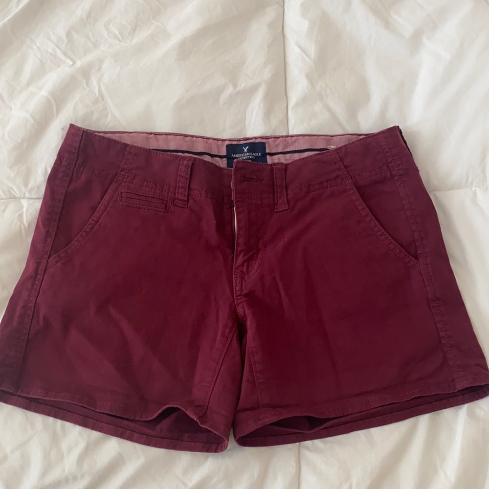 American Eagle stretch shortie shorts size 2